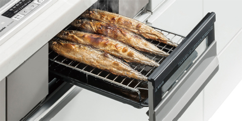 グリル料理が手軽に