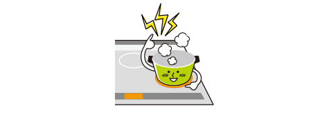 空焼き自動OFF（左右IH・後ろIH）