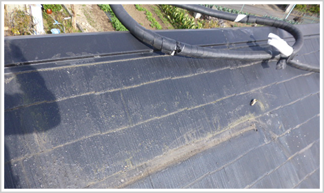 架台・ホース部を撤去します。