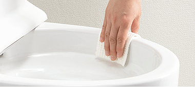 サッとひと拭き、お掃除ラクラク